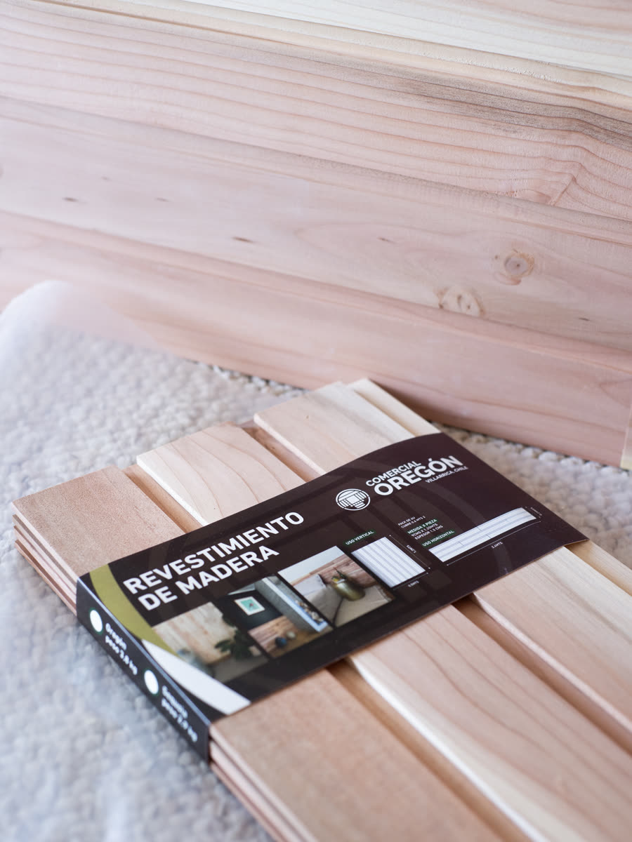 Piezas de revestimiento de madera listas para instalar